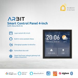 Arbit Control Panel 4 inch with Alexa Built in Tuya Zigbee Gateway