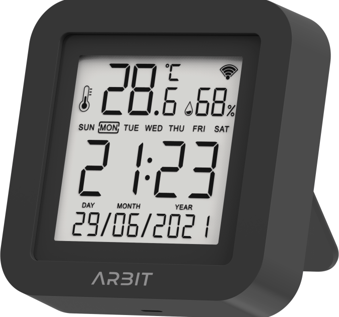 ARBIT - Smart WiFi IR Remote with Temperature _ Humidity Display