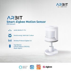 Arbit Smart Zigbee PIR Motion Pendeteksi Sensor Gerak Pintar Tuya
