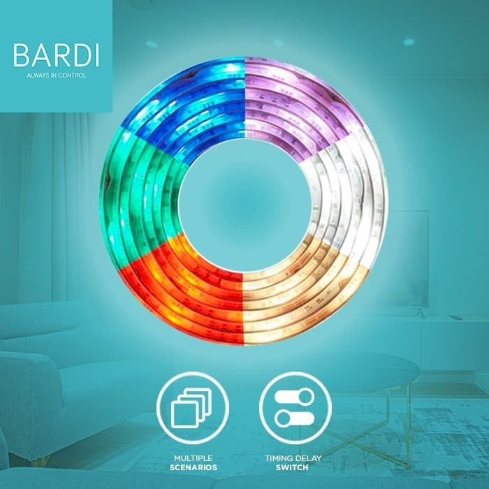 Bardi Smart LED Strip 2 Meter Wifi Automation Wireless 16 juta warna
