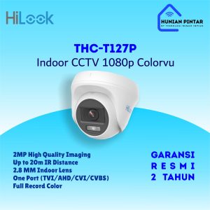 HiLook CCTV Analog Indoor 2MP THC-T127P 1080P Colorvu Full Color support All DVR